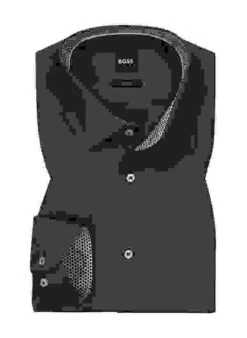 Hemd, Slim Fit, Baumwolle, Dunkelblau -Maenner Mode Haus  417283 norm 1