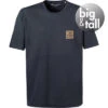 Marc O'Polo T-Shirt, Big&Tall, Bio Baumwolle, Dunkelblau -Maenner Mode Haus  417469 norm
