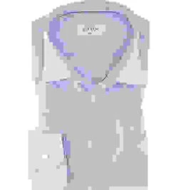 ETON Hemd, Classic Fit, Baumwolle, Hellblau-weiß Gestreift -Maenner Mode Haus  417528 norm 1