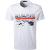 Napapijri T-Shirt, Regular Fit, Baumwolle, Weiß -Maenner Mode Haus  417554 norm