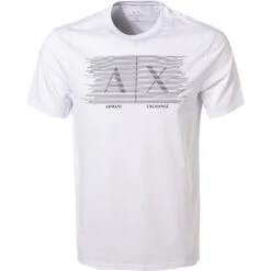 Armani Exchange T-Shirt, Slim Fit, Baumwolle, Weiß