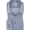 Seidensticker Hemd, Slim Fit, Baumwolle, Blau Gemustert -Maenner Mode Haus  417677 norm
