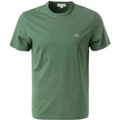 Lacoste T-Shirt, Regular Fit, Baumwolle, Dunkelgrün