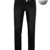 Jeans Parker, Regular Fit, Baumwolle, Schwarz -Maenner Mode Haus  417786 norm