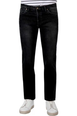 Jeans Parker, Regular Fit, Baumwolle, Schwarz -Maenner Mode Haus  417786 norm2