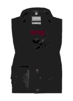 OLYMP Hemd, Comfort Fit, Baumwolle, Bordeaux -Maenner Mode Haus  417950 norm 1