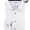 OLYMP Hemd, Body Fit, Baumwoll-Stretch Climate Control, Extra Langer Arm, Weiß -Maenner Mode Haus  417972 norm