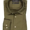 Marc O'Polo Hemd, Regular Fit, Bio Baumwolle, Olivgrün -Maenner Mode Haus  418053 norm