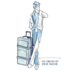 Eastpak Reisetasche Mit Rollen, 85 X 38 X 35 Cm, Schwarz -Maenner Mode Haus  418096 norm4