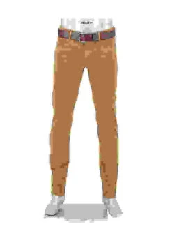 Alberto Jeans Pipe, Regular Fit, Baumwolle T400®, Dunkelbeige -Maenner Mode Haus  418173 norm 1