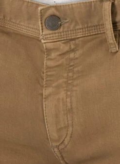 Alberto Jeans Pipe, Regular Fit, Baumwolle T400®, Dunkelbeige -Maenner Mode Haus  418173 norm4