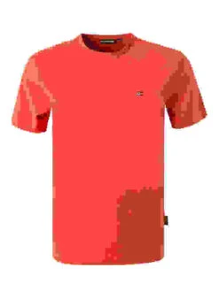 Napapijri T-Shirt, Baumwolle, Dunkelorange -Maenner Mode Haus  418180 norm 1