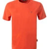Napapijri T-Shirt, Baumwolle, Dunkelorange -Maenner Mode Haus  418180 norm