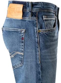 Replay Jeans Grover, Straight Fit, Baumwoll-Stretch 10,5oz, Hellblau -Maenner Mode Haus  418365 norm3