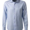 Hemd, Slim Fit, Baumwolle, Hellblau Meliert 2 Hemd, Slim Fit, Baumwolle, Hellblau Meliert -Maenner Mode Haus 418405 norm