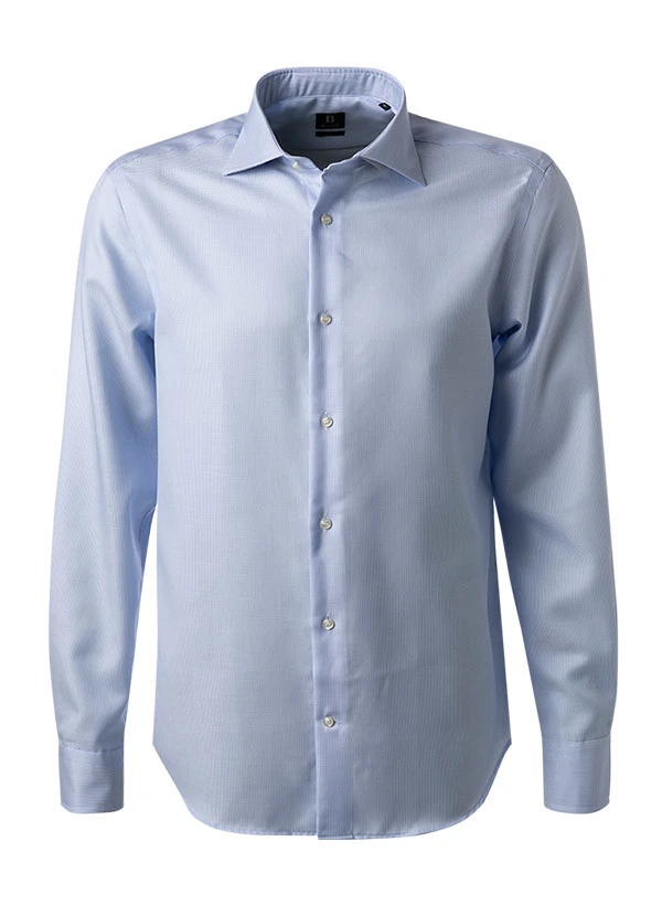 Hemd, Slim Fit, Baumwolle, Hellblau Meliert 3 Hemd, Slim Fit, Baumwolle, Hellblau Meliert