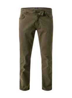 Jeans, Baumwolle-Tencel, Militärgrün