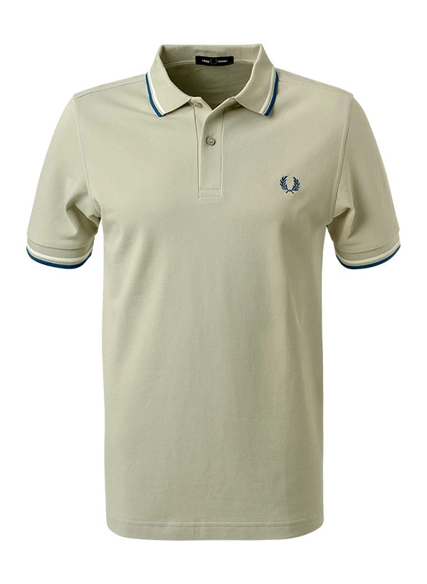 Fred Perry Polo-Shirt, Baumwoll-Piqué, Greige 3 Fred Perry Polo-Shirt, Baumwoll-Piqué, Greige