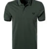 Fred Perry Polo-Shirt, Baumwoll-Piqué, Grün -Maenner Mode Haus  418647 norm