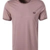 Fred Perry T-Shirt, Baumwolle, Rosé -Maenner Mode Haus  418671 norm