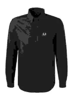 Fred Perry Hemd, Baumwolle, Dunkelgrün -Maenner Mode Haus  418692 norm 1
