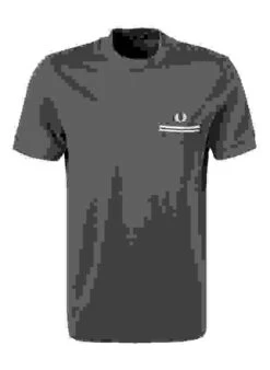 Fred Perry T-Shirt, Baumwolle, Dunkelgrün -Maenner Mode Haus  418729 norm 1