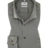 OLYMP Hemd, Body Fit, Baumwoll-Stretch, Oliv -Maenner Mode Haus  418979 norm