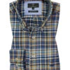 FYNCH-HATTON Hemd, Flanell, Blau-messing Kariert 1 FYNCH-HATTON Hemd, Flanell, Blau-messing Kariert -Maenner Mode Haus 419061 norm