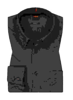 BOSS ORANGE Hemd, Regular Fit, Baumwolle, Marine -Maenner Mode Haus  419271 norm 1