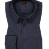 BOSS ORANGE Hemd, Regular Fit, Baumwolle, Marine -Maenner Mode Haus  419271 norm