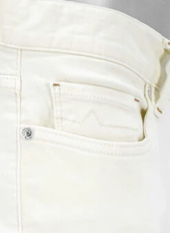 Alberto Jeans, Slim Fit, Baumwolle T400®, Weiß -Maenner Mode Haus  419303 norm5