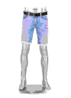 Alberto Jeansshorts Slipe-K, Tapered Fit, Bio Baumwoll-Stretch, Hellblau -Maenner Mode Haus  419322 norm 1