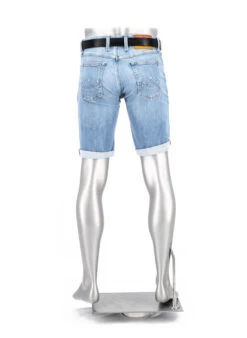 Alberto Jeansshorts Slipe-K, Tapered Fit, Bio Baumwoll-Stretch, Hellblau -Maenner Mode Haus  419322 norm3