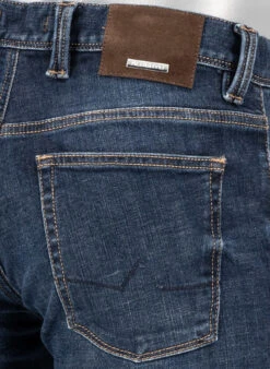 Alberto Jeans Pipe, Regular Fit, Bio Baumwolle T400®, Dunkelblau -Maenner Mode Haus  419551 norm6