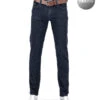 Alberto Jeans Pipe, Regular Fit, Bio Baumwolle T400®, Nachtblau -Maenner Mode Haus  419554 norm