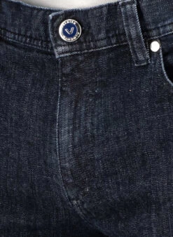 Alberto Jeans Pipe, Regular Fit, Bio Baumwolle T400®, Nachtblau -Maenner Mode Haus  419554 norm4