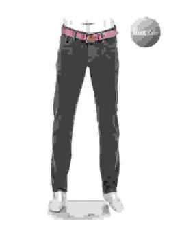 Alberto Jeans Pipe, Regular Fit, Jersey, Anthrazit -Maenner Mode Haus  419615 norm 1