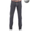 Alberto Jeans Pipe, Regular Fit, Jersey, Anthrazit -Maenner Mode Haus  419615 norm