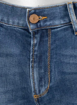 Alberto Jeans Pipe, Regular Fit, Baumwoll-Stretch, Navy -Maenner Mode Haus  419618 norm4