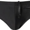 Jockey Badeslip, Mikrofaser, Schwarz -Maenner Mode Haus  7465 norm