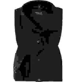 Eterna Hemd, Comfort Fit, Popeline, Schwarz -Maenner Mode Haus  80802 norm 1