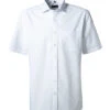 Eterna Kurzarmhemd, Modern Fit, Popeline, Weiß -Maenner Mode Haus  87918 norm