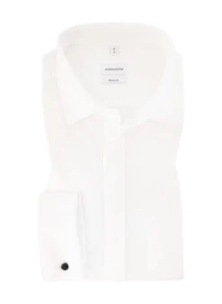 Seidensticker Hemd, Regular Fit, Popeline, Weiß