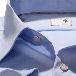 Seidensticker Hemd, Shaped Fit, Baumwolle, Hellblau -Maenner Mode Haus  89592 detail
