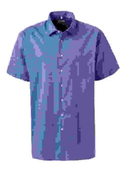 Seidensticker Kurzarmhemd, Regular Fit, Baumwolle, Blau -Maenner Mode Haus  90188 norm 1