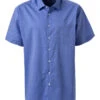 Seidensticker Kurzarmhemd, Regular Fit, Baumwolle, Blau -Maenner Mode Haus  90188 norm