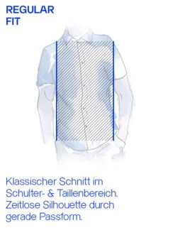 Seidensticker Kurzarmhemd, Regular Fit, Baumwolle, Blau -Maenner Mode Haus  90188 norm2