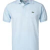 Lacoste Polo-Shirt L1212, Classic Fit, Baumwoll-Piqué, Bleu -Maenner Mode Haus  98291 norm