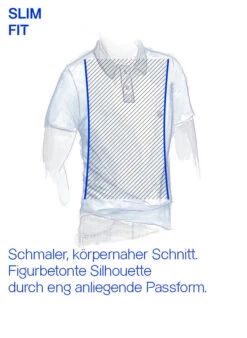 Lacoste Polo-Shirt L1212, Classic Fit, Baumwoll-Piqué, Bleu -Maenner Mode Haus  98291 norm4