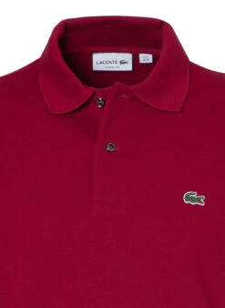 Lacoste Polo-Shirt L1212, Classic Fit, Baumwoll-Piqué, Bordeaux 7 Lacoste Polo-Shirt L1212, Classic Fit, Baumwoll-Piqué, Bordeaux -Maenner Mode Haus 99919 norm2